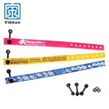 OEM ODM cheap custom woven wristbands for events